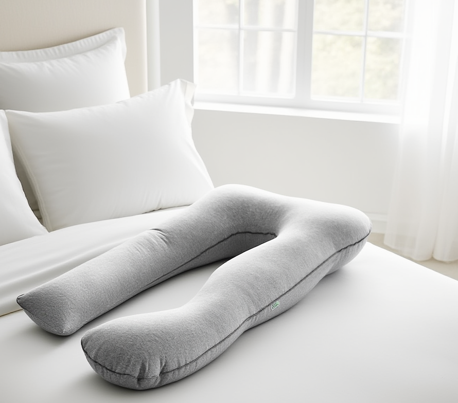 U-Shaped Full Body Pillow – Hollowfibre Support Pillow for Comfortable Sleep