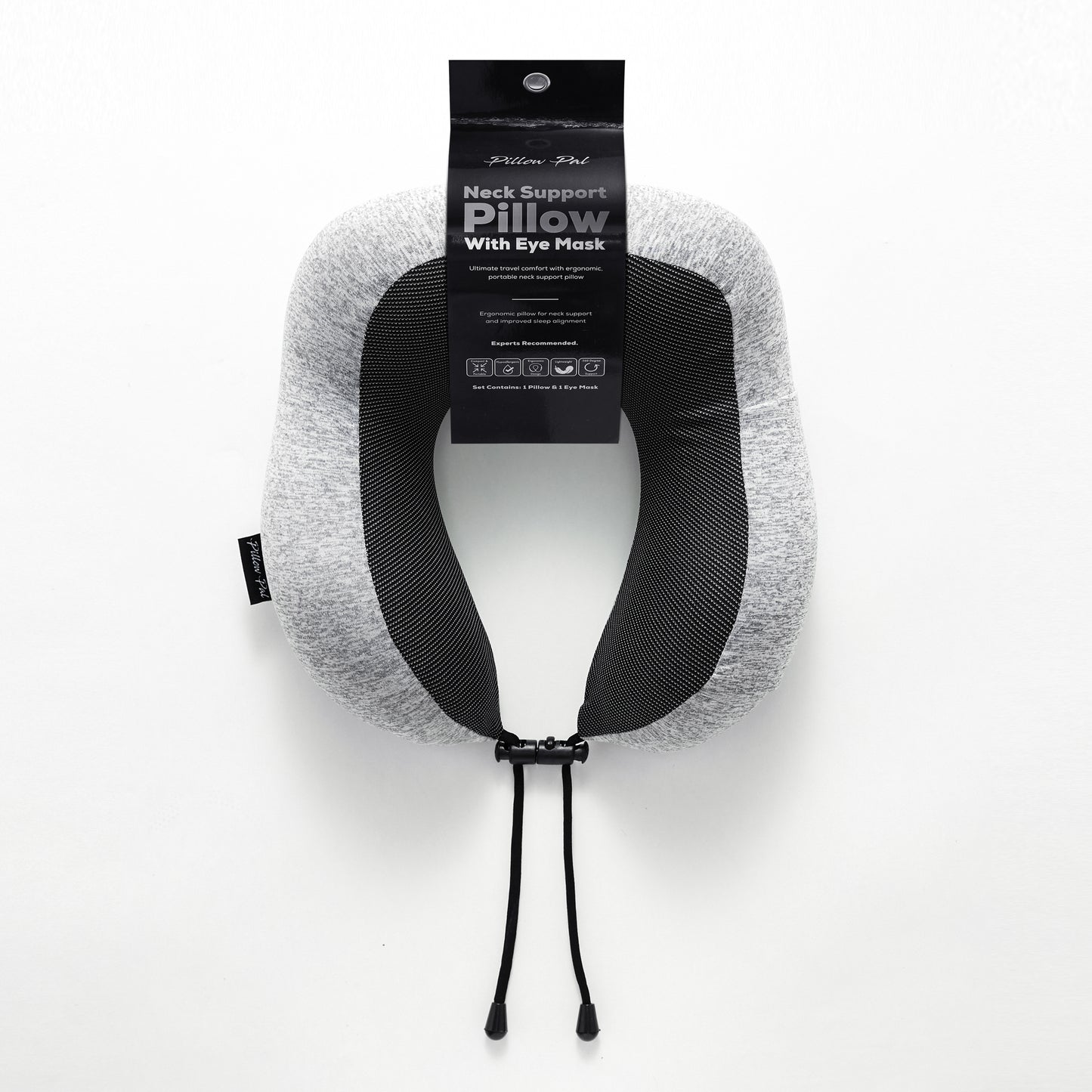 Black Ergo Rest Neck Pillow