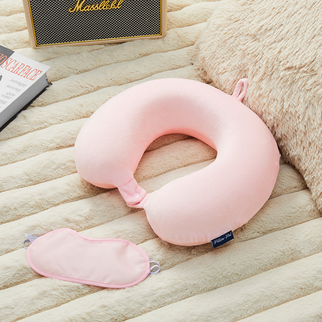 Pink Sleep Align Neck Pillow