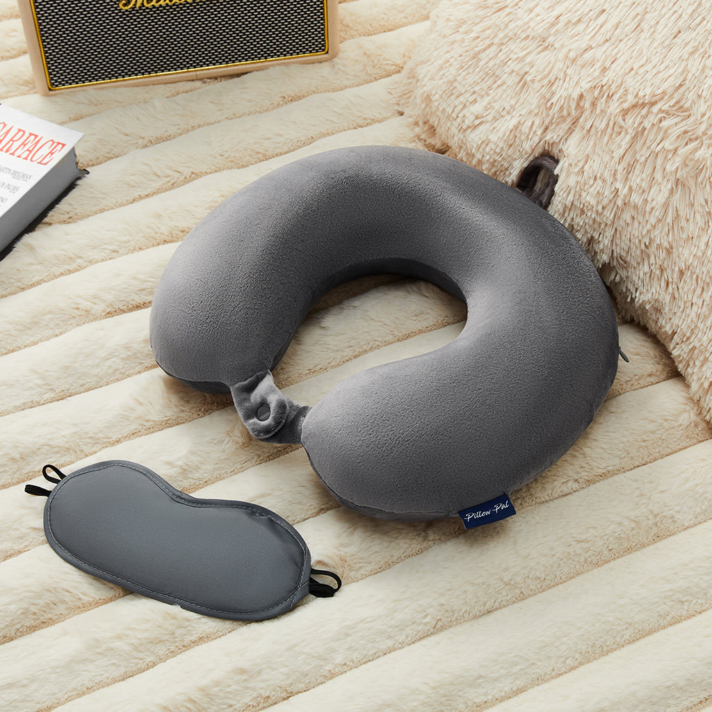 Dark Grey Sleep Align Neck Pillow