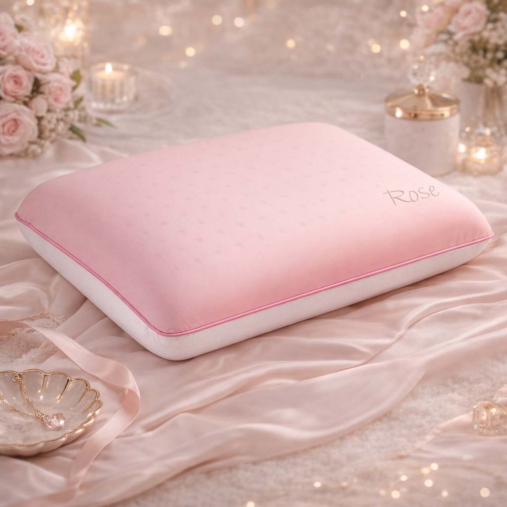 Rose Scented Memory Foam Pillow