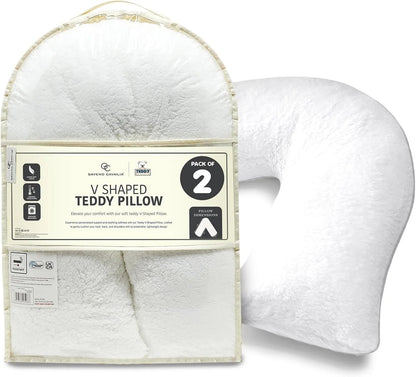 Teddy V-Shape Pillow | Pillow Pal