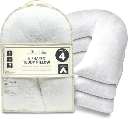 Teddy V-Shape Pillow | Pillow Pal