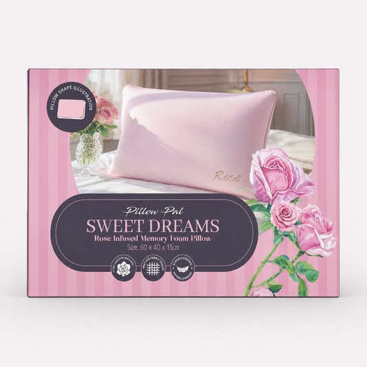 Rose Scented Memory Foam Pillow