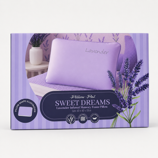 Lavender Scented Memory Foam Pillow