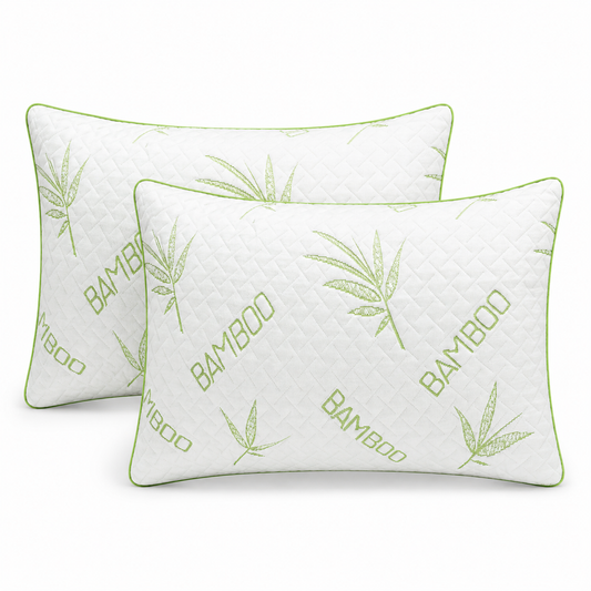 Luxury 2Pk Bamboo Memory Foam Pillow | Pillow Pal