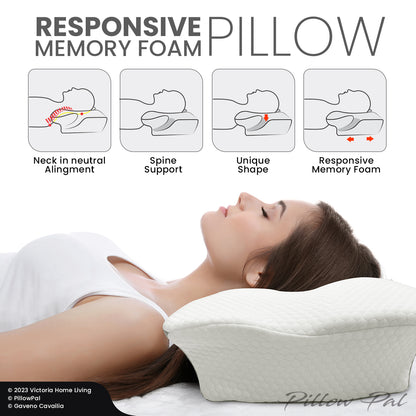 Re-Active Plus Memory Foam Pillow