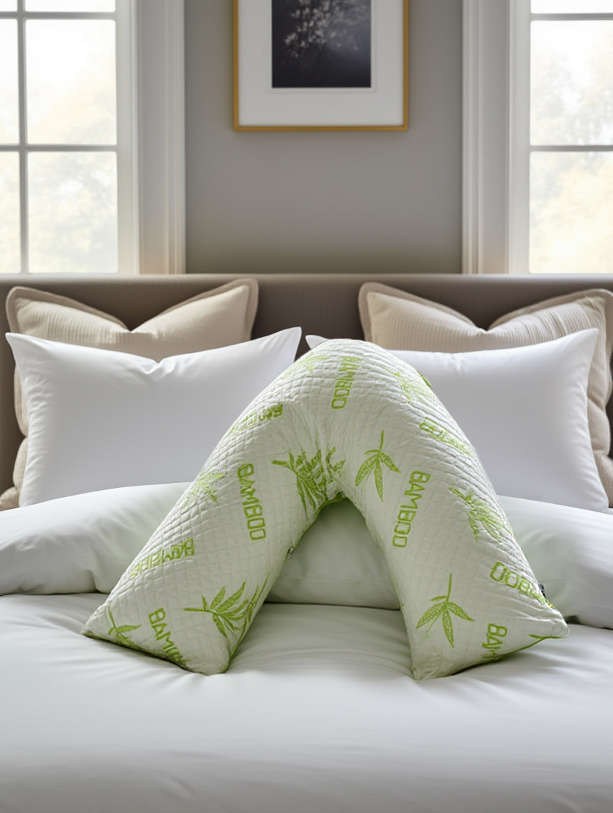 Bamboo V-Shaped Memory Foam Pillow | Pillow Pal