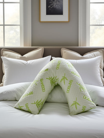 Bamboo V-Shaped Memory Foam Pillow | Pillow Pal