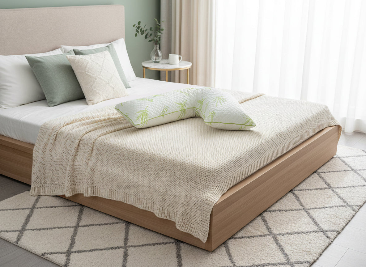 Bamboo V-Shaped Memory Foam Pillow | Pillow Pal